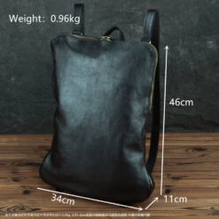 Leather Simple Backpack Retro Style Head Layer Leather Hand Enlargement Capacity 15.6 Inch Computer Backpack Bag -Luggage Factory 11907786588 204149766 c70f9cae 5138 421f 8188 7a0f1b75abe5