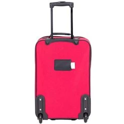Travelers Club Genova 3-Piece Softside Expandable Luggage Set, Red, (20/26/29) -Luggage Factory 310OUzozVyL