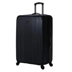 Kenneth Cole Reaction Gramercy Collection Lightweight Hardside 4-Wheel Spinner Luggage, Navy, 28-Inch Checked -Luggage Factory 311lfWIekTL