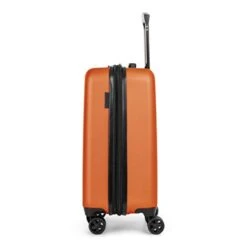 Bugatti Swiss Mobility - LGA Collection - 3 Piece Luggage Set, Lightweight And Resistant Hardside Equipped With Double 360 Degree Spinner Wheels - Made Of ABS Material - Orange 12 Bugatti Swiss Mobility - LGA Collection - 3 Piece Luggage Set, Lightweight And Resistant Hardside Equipped With Double 360 Degree Spinner Wheels - Made Of ABS Material - Orange -Luggage Factory 317vW nri0L
