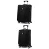 Travelpro Luggage Crew 11 25" Expandable Spinner Suitcase W/Suiter + 20" Carry-On Spinner (Black)
