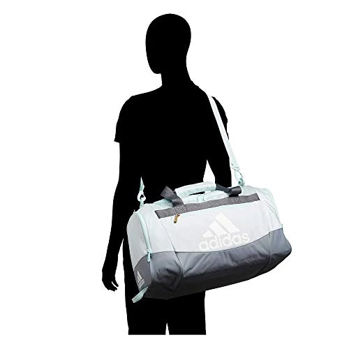 Adidas Defender 4 Small Duffel Bag, Jersey Onix Grey/Black 5 Adidas Defender 4 Small Duffel Bag, Jersey Onix Grey/Black - Image 5