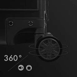 Travelking All Aluminum Carry On Luggage With TSA Locks Metal Hard Shell Spinner Suitcase (New Arrival Black, 20 Inch) -Luggage Factory 31LKT1xekAL