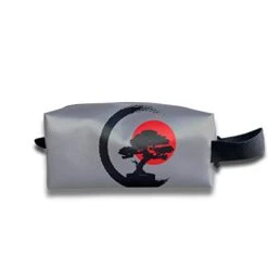 Japanese Bonsai Tre Small Makeup Bag Cute Dog Welsh Corgi Print Portable Bag Travel Case Cosmetic Organizer With Zipper For Womens Mens