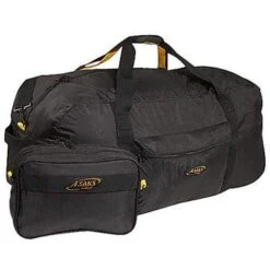 A. Saks 36 Inch Lightweight Folding Duffel (Black)