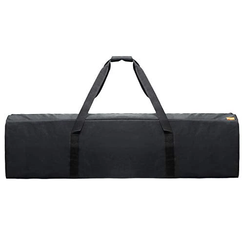 INFANZIA 45 Inch Zipper Duffel Travel Sports Equipment Bag, Waterproof Oversize, Black 8 INFANZIA 45 Inch Zipper Duffel Travel Sports Equipment Bag, Waterproof Oversize, Black - Image 8