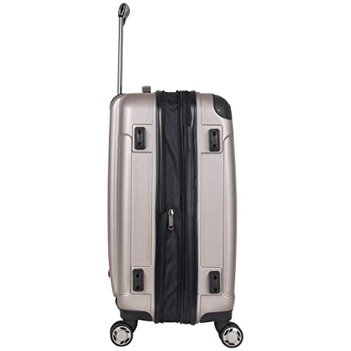 Kenneth Cole Reaction Renegade 3-Piece Luggage Expandable 8-Wheel Spinner Lightweight Hardside Travel Suitcase Set, Champagne, (20"/24"/28") 4 Kenneth Cole Reaction Renegade 3-Piece Luggage Expandable 8-Wheel Spinner Lightweight Hardside Travel Suitcase Set, Champagne, (20"/24"/28") - Image 4