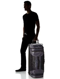 Samsonite Andante 2 Boxed Drop Bottom Wheeled Duffel 32, Riverrock/Black -Luggage Factory 31t6dzm tgL