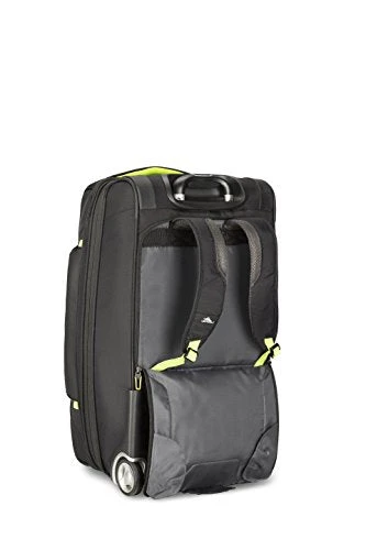 High Sierra At8 Wheeled Upright Duffel Bag, Black/Zest, 26" 3 High Sierra At8 Wheeled Upright Duffel Bag, Black/Zest, 26" - Image 3