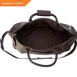 Sandover Royce Leather Luxury Colombian Leather Duffel Bag 3 Colors Rolling Duffel NEW | Model LGGG