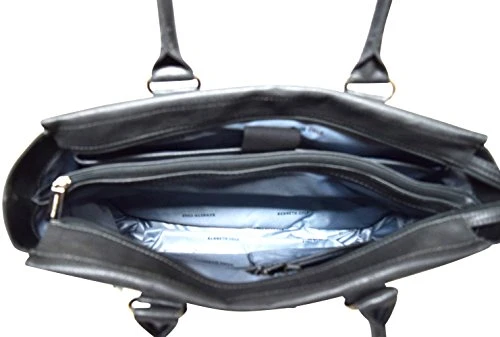 Kenneth Cole Reaction Tote And Tie Single Gusset Top Zip Computer Carry On Tote (Charcoal) 3 Kenneth Cole Reaction Tote And Tie Single Gusset Top Zip Computer Carry On Tote (Charcoal) - Image 3