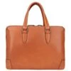 Banuce Vintage Full Grains Italian Leather Briefcase For Men Women Business 14 Inch U-zip Laptop