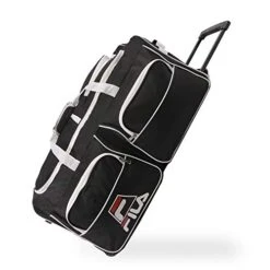 Fila 30" 8-Pocket Rolling Duffel, Black One Size