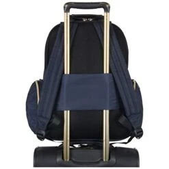 Kenneth Cole Reaction Women's Sophie Silky Nylon 15.6" (RFID) Laptop Backpack Navy One Size -Luggage Factory 411 dfxnoFL