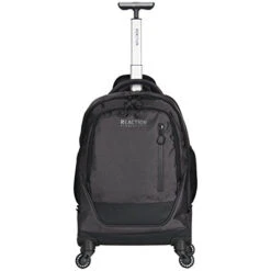 Kenneth Cole Reaction 1680D Coated Polyester Double Gusset 4-Wheel 17.0” Computer Laptop -Luggage Factory 411E6cCnLZL