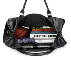 Baosha Hb-06 Pu Leather Travel Tote Bag Weekender Duffel Overnight Bag Carry On Bag (Black) 13 Baosha Hb-06 Pu Leather Travel Tote Bag Weekender Duffel Overnight Bag Carry On Bag (Black) -Luggage Factory 412CqntD6VL