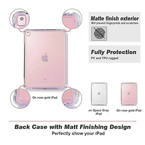 Valkit IPad Pro 12.9 Case 2018, Protective Smart Folio Stand Cases With Apple Pencil Holder, Auto Sleep/Wake, Support Apple Pencil Charging For IPad Pro 12.9 Inch 3rd Gen, Navy Blue 4 Valkit IPad Pro 12.9 Case 2018, Protective Smart Folio Stand Cases With Apple Pencil Holder, Auto Sleep/Wake, Support Apple Pencil Charging For IPad Pro 12.9 Inch 3rd Gen, Navy Blue - Image 4