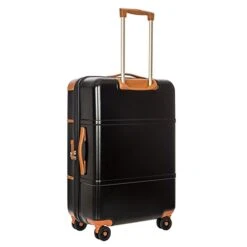 Bric's Luggage Bellagio Ultra Light 27 Inch Spinner Trunk (Black/Tobacco) -Luggage Factory 412sCykAPRL