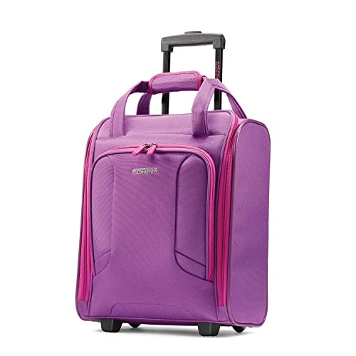 American Tourister Rolling Tote Travel, Purple/Pink, One Size 1 American Tourister Rolling Tote Travel, Purple/Pink, One Size