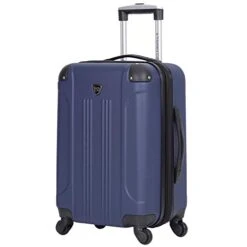 Travelers Club Chicago II Expandable Spinner Carry-On Luggage, Cobalt Blue, 20-Inch -Luggage Factory 412zlWvp 0L