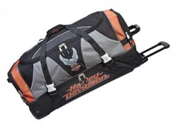 Harley Davidson Harley-Davidson 32 Inch XL Super Organized Duffel, Wheeled Bag 99632-RUST/BLK