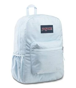 JanSport Cross Town Remix Palest Blue Slub One Size -Luggage Factory 414GhOxP3RL