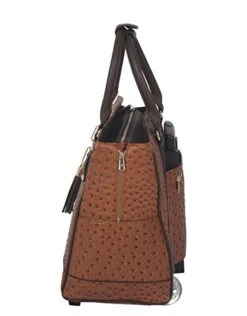 The Uptown Ostrich Computer Ipad, Laptop Tablet Rolling Tote Bag Briefcase Carryall Bag 10 The Uptown Ostrich Computer Ipad, Laptop Tablet Rolling Tote Bag Briefcase Carryall Bag -Luggage Factory 414TJe3I1 2BL