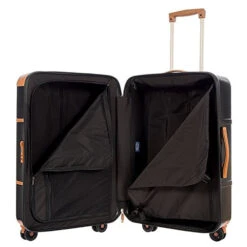 Bric's Luggage Bellagio Ultra Light 27 Inch Spinner Trunk (Black/Tobacco) -Luggage Factory 414l1b5lh5L