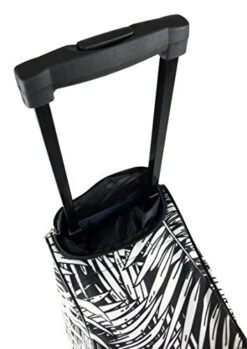 Trendy Flyer 19" Duffel / Tote Rolling Bag Luggage Gym Purse Case Leaf Black -Luggage Factory 414yeBDx4lL