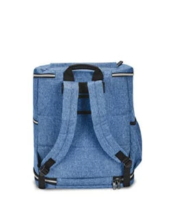 ZipSak Pro Foldable Travel Backpack With Cushioned Laptop Sleeve, Denim Blue -Luggage Factory 4151lSTkhBL