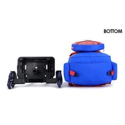 Spiderman Six Wheels Trolley Case School Bags Boy Oxford Cloth Vacation Backpack -Luggage Factory 4159n4K 5dL
