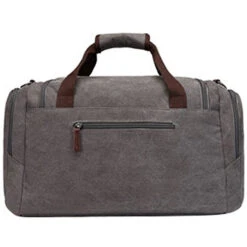 Canvas Duffel Bag, Vintage Canvas Weekender Bag Travel Bag Sports Duffel With Shoulder Strap Gray 5 Canvas Duffel Bag, Vintage Canvas Weekender Bag Travel Bag Sports Duffel With Shoulder Strap Gray -Luggage Factory 415y4QLf1NL