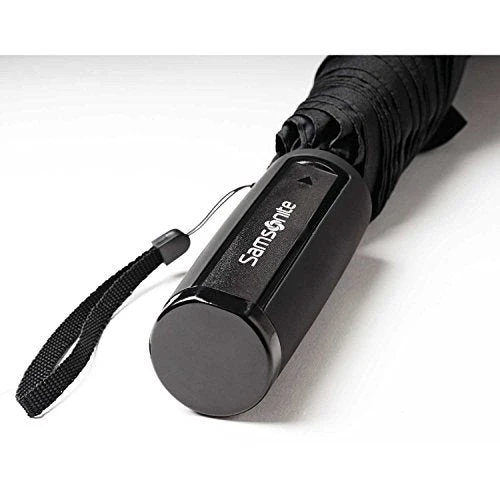 Samsonite Auto Open Travel Umbrella, Black 2 Samsonite Auto Open Travel Umbrella, Black - Image 2