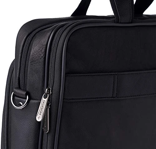 Alpine Swiss Messenger Bag Colombian Leather 15.6” Laptop Briefcase Portfolio 10 Alpine Swiss Messenger Bag Colombian Leather 15.6” Laptop Briefcase Portfolio - Image 10