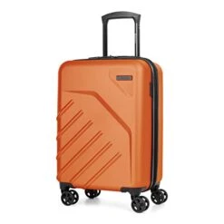 Bugatti Swiss Mobility - LGA Collection - 3 Piece Luggage Set, Lightweight And Resistant Hardside Equipped With Double 360 Degree Spinner Wheels - Made Of ABS Material - Orange 13 Bugatti Swiss Mobility - LGA Collection - 3 Piece Luggage Set, Lightweight And Resistant Hardside Equipped With Double 360 Degree Spinner Wheels - Made Of ABS Material - Orange -Luggage Factory 418c8vmFVlL