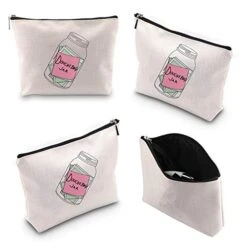 WCGXKO New Girl Inspired Cosmetics Bag Novelty Douchbag Jar Gift For TV Show Fans Best Friend(Douchbag Jar) -Luggage Factory 418gEeHAEbL