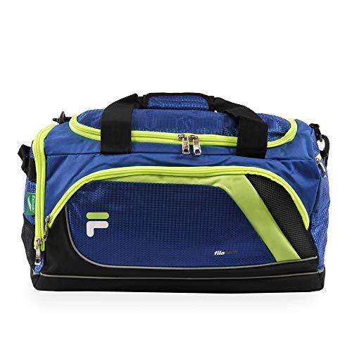 Fila Advantage 19" Sport Duffel Bag, Blue/Lime 1 Fila Advantage 19" Sport Duffel Bag, Blue/Lime
