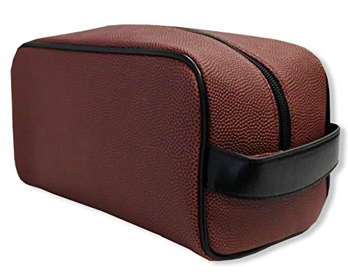 Zumer Sport Florida Gators Football Leather Travel Toiletry Kit Zippered Pouch Bag - Made From The Same Exact Materials As A Football - Brown 4 Zumer Sport Florida Gators Football Leather Travel Toiletry Kit Zippered Pouch Bag - Made From The Same Exact Materials As A Football - Brown - Image 4