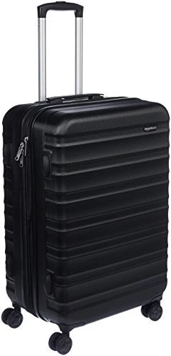 AmazonBasics Hardside Spinner Travel Luggage Suitcase - 26 Inch, Black
