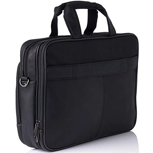 Alpine Swiss Messenger Bag Colombian Leather 15.6” Laptop Briefcase Portfolio 7 Alpine Swiss Messenger Bag Colombian Leather 15.6” Laptop Briefcase Portfolio - Image 7