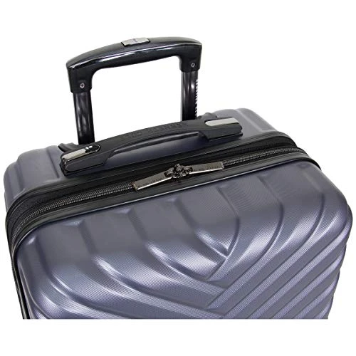 Kenneth Cole Reaction Women's Madison Square Hardside Chevron Expandable Luggage, Smokey Purple, 20-Inch Carry On 3 Kenneth Cole Reaction Women's Madison Square Hardside Chevron Expandable Luggage, Smokey Purple, 20-Inch Carry On - Image 3