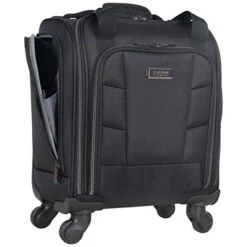 Kenneth Cole Reaction 18" Lightweight Multi-Pocket Anti-Theft RFID 14.1" Laptop & Tablet Underseater Carry-On With USB Charging Port, Black -Luggage Factory 41BOnKVuqpL