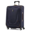 Travelpro Luggage Crew 11 25" Expandable Spinner Suitcase W/Suiter, Patriot Blue