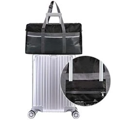 REDCAMP 75L Foldable Duffel Bag Large Size Lightweight & Multifunction, 25" Water Resistant Travel Duffle Bag For Men Women, Black 12 REDCAMP 75L Foldable Duffel Bag Large Size Lightweight & Multifunction, 25" Water Resistant Travel Duffle Bag For Men Women, Black -Luggage Factory 41Brcwn1zdL