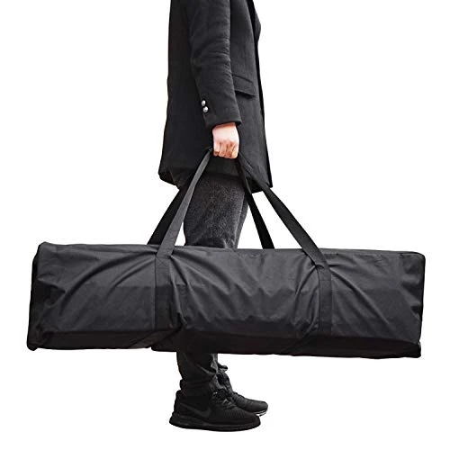 INFANZIA 45 Inch Zipper Duffel Travel Sports Equipment Bag, Waterproof Oversize, Black 7 INFANZIA 45 Inch Zipper Duffel Travel Sports Equipment Bag, Waterproof Oversize, Black - Image 7