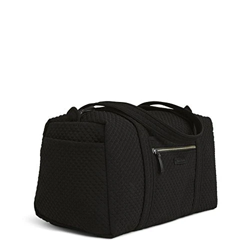 Vera Bradley Women's Iconic Small Duffel Microfiber, Classic Black 3 Vera Bradley Women's Iconic Small Duffel Microfiber, Classic Black - Image 3