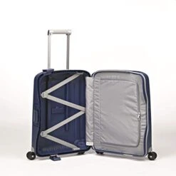 Samsonite Hand Luggage, 34 Liters, 55X40X20 Cm,Dark Blue -Luggage Factory 41C8huVUmiL