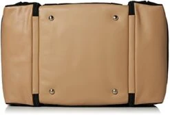 The Shrine X Freeman Plat Sneaker Duffel, Black/Gold -Luggage Factory 41CMpfeX88L