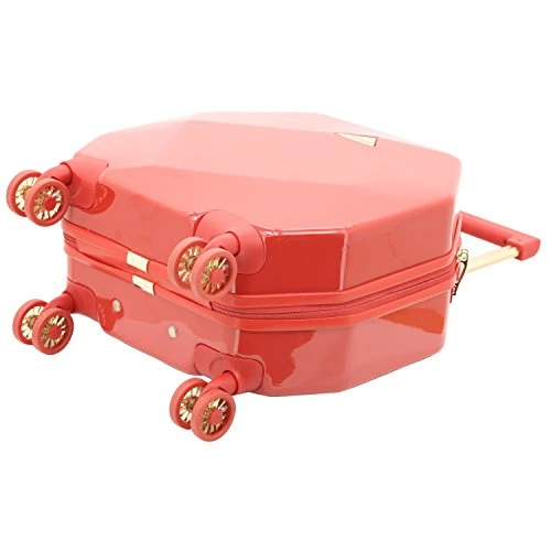 Kensie Women's 20" Or 2 Piece Gemstone TSA Lock Luggage Set, Red, Inch Carry-On 2 Kensie Women's 20" Or 2 Piece Gemstone TSA Lock Luggage Set, Red, Inch Carry-On - Image 2