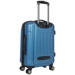 Kenneth Cole Reaction Renegade 20” Carry-On Lightweight Hardside Expandable 8-Wheel Spinner Cabin Size Suitcase, Vivid Blue, Inch -Luggage Factory 41Ct33GZKaL